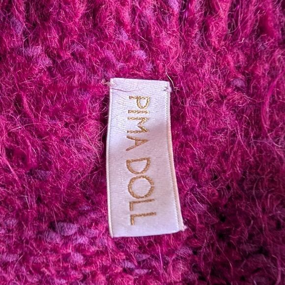 PIMA DOLL Burgundy Knit Short XS - Picture 2 of 3